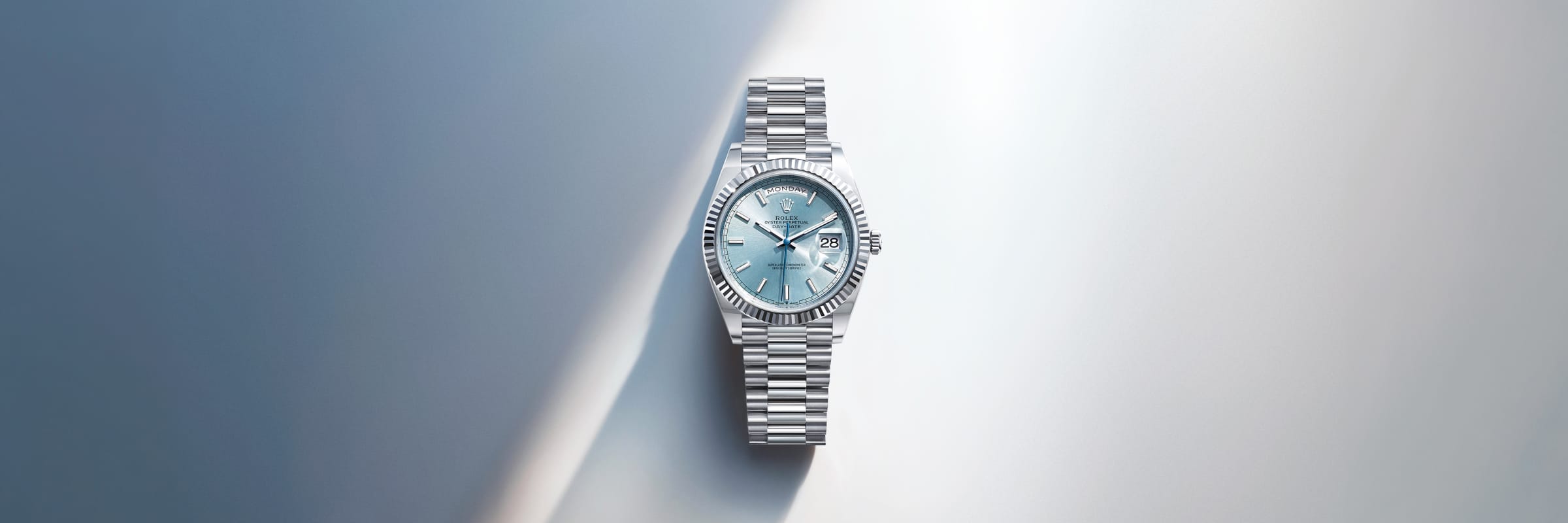 rolex Day-Date em Platina, m228236-0018 - Pedrart